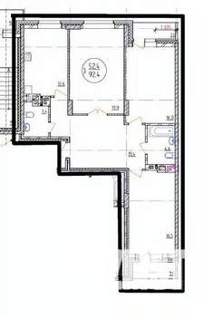3-к квартира, вторичка, 98м2, 20/25 этаж