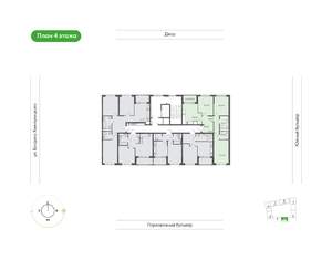 3-к квартира, вторичка, 82м2, 4/11 этаж