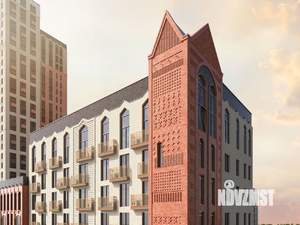 3-к квартира, строящийся дом, 70м2, 17/29 этаж