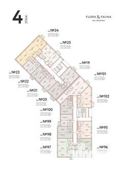 3-к квартира, строящийся дом, 73м2, 4/11 этаж
