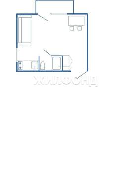 Студия квартира, вторичка, 19м2, 4/4 этаж