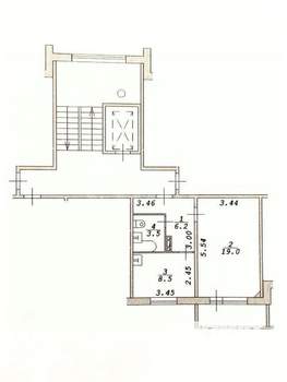 1-к квартира, вторичка, 37м2, 7/10 этаж