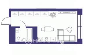 Студия квартира, вторичка, 30м2, 10/25 этаж