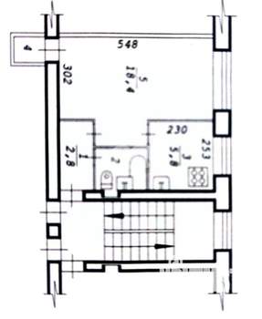 1-к квартира, вторичка, 31м2, 2/5 этаж