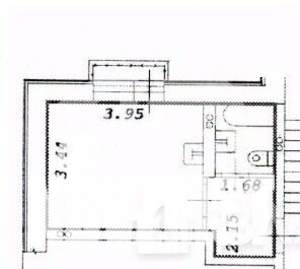 Студия квартира, вторичка, 18м2, 2/4 этаж
