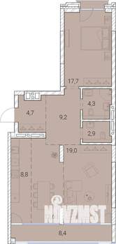 3-к квартира, вторичка, 88м2, 15/25 этаж