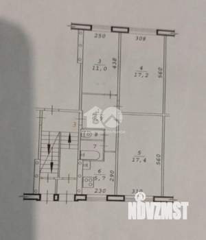 3-к квартира, вторичка, 61м2, 1/5 этаж