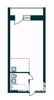 Студия квартира, вторичка, 19м2, 2/17 этаж