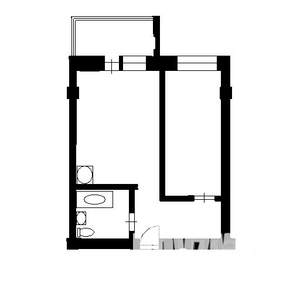 1-к квартира, вторичка, 39м2, 10/19 этаж