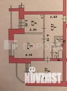 2-к квартира, вторичка, 60м2, 3/10 этаж