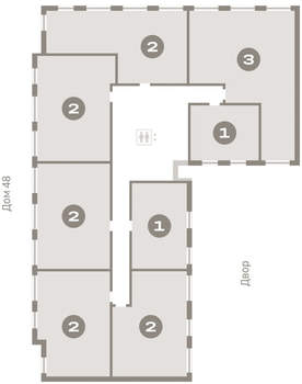 3-к квартира, вторичка, 92м2, 2/15 этаж