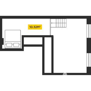 1-к квартира, вторичка, 43м2, 2/4 этаж