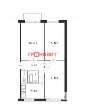3-к квартира, вторичка, 59м2, 4/5 этаж
