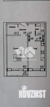 1-к квартира, вторичка, 48м2, 10/10 этаж