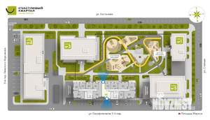 4-к квартира, строящийся дом, 81м2, 14/25 этаж