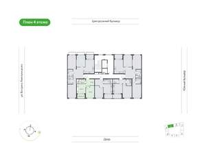 1-к квартира, вторичка, 34м2, 4/9 этаж