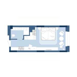 1-к квартира, вторичка, 28м2, 24/30 этаж