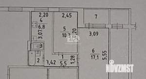 2-к квартира, вторичка, 43м2, 7/9 этаж