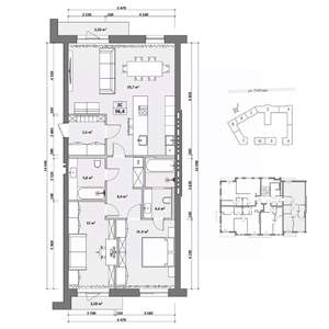 3-к квартира, вторичка, 99м2, 1/8 этаж