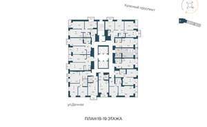 Студия квартира, вторичка, 30м2, 19/30 этаж