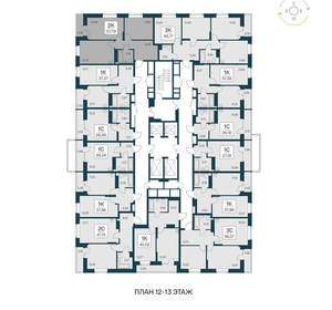 2-к квартира, вторичка, 58м2, 12/17 этаж