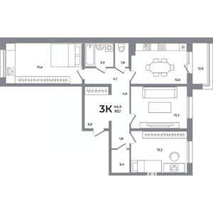 Фото квартиры на продажу (1)