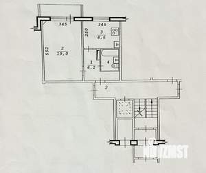 1-к квартира, вторичка, 37м2, 1/10 этаж