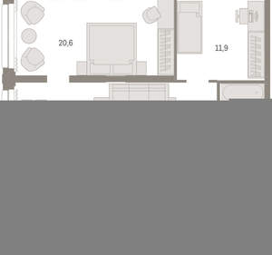 2-к квартира, вторичка, 86м2, 25/30 этаж