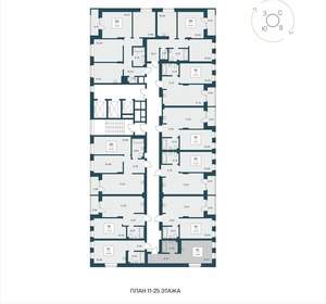 Студия квартира, вторичка, 26м2, 23/25 этаж