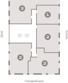 1-к квартира, вторичка, 50м2, 8/23 этаж