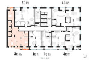 3-к квартира, вторичка, 101м2, 18/20 этаж