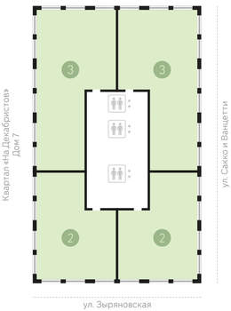 3-к квартира, сданный дом, 148м2, 21/24 этаж