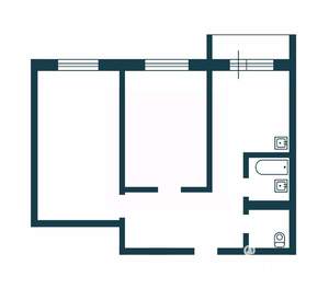 2-к квартира, вторичка, 57м2, 9/16 этаж