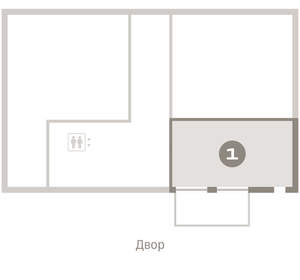 1-к квартира, вторичка, 67м2, 1/23 этаж
