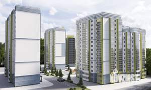 1-к квартира, строящийся дом, 44м2, 9/15 этаж