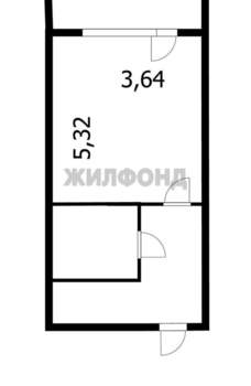 Студия квартира, вторичка, 31м2, 15/19 этаж
