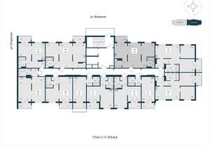 2-к квартира, вторичка, 58м2, 11/17 этаж