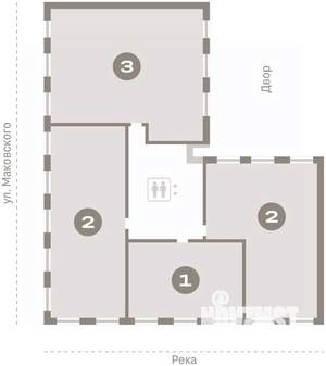 3-к квартира, вторичка, 140м2, 3/8 этаж