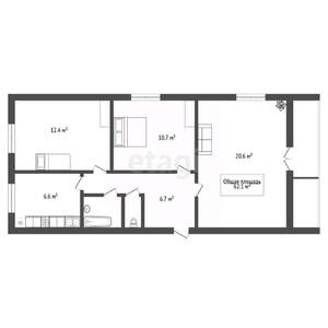 3-к квартира, вторичка, 62м2, 7/9 этаж