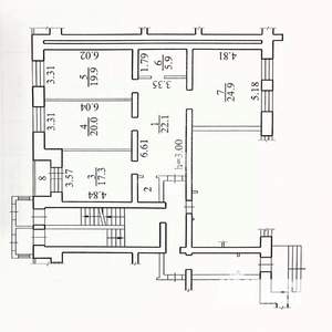 3-к квартира, вторичка, 113м2, 1/4 этаж