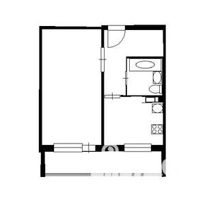 1-к квартира, вторичка, 35м2, 17/17 этаж