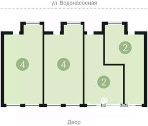 2-к квартира, вторичка, 148м2, 1/10 этаж