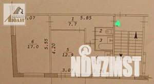 2-к квартира, вторичка, 46м2, 2/5 этаж