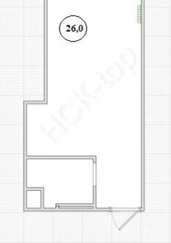 Студия квартира, вторичка, 26м2, 13/23 этаж