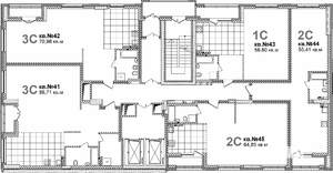 2-к квартира, вторичка, 65м2, 5/19 этаж