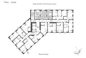 1-к квартира, строящийся дом, 41м2, 6/17 этаж