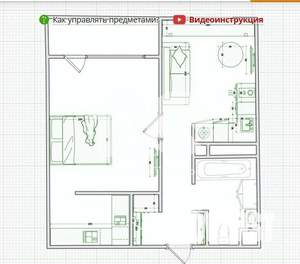 1-к квартира, вторичка, 39м2, 13/25 этаж