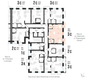 3-к квартира, вторичка, 64м2, 8/16 этаж