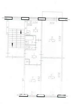 3-к квартира, вторичка, 61м2, 4/5 этаж