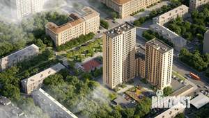 1-к квартира, строящийся дом, 40м2, 17/25 этаж